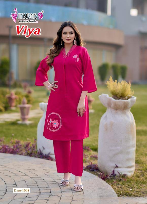 Mystic9 viya vol 1 coord set Fancy kurti wholesalers in Delhi